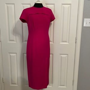 Ladies Vintage Sheath Dress 👗 in Fuschia